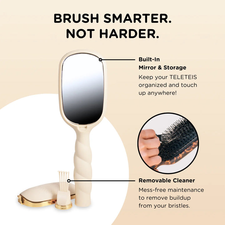 Teletie Boar Bristle Hair Brush