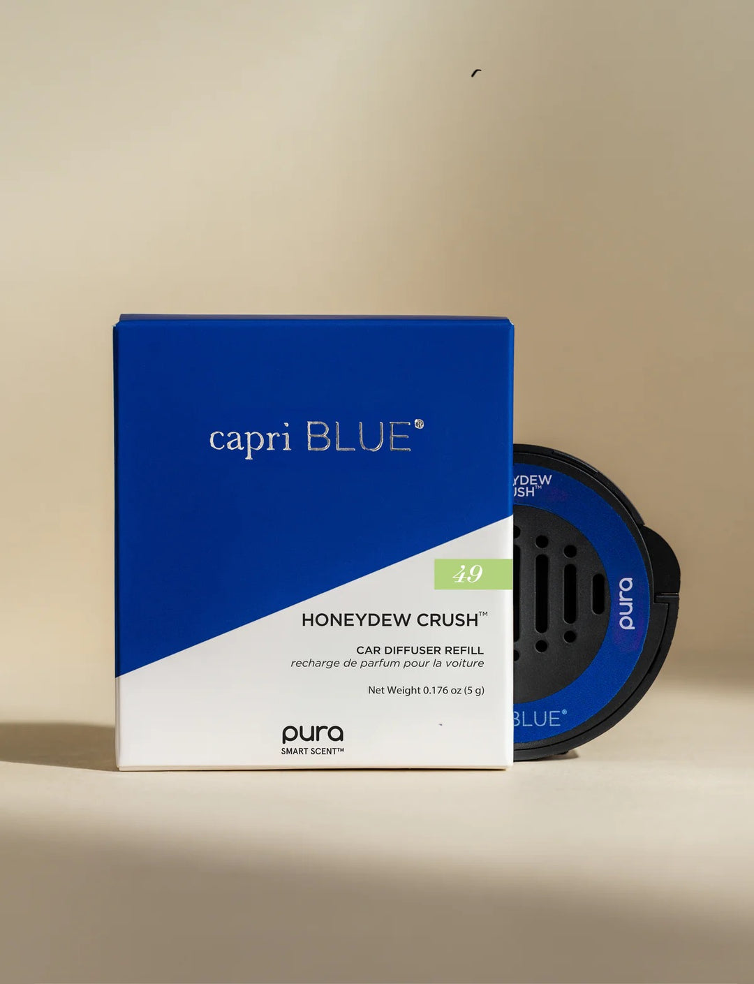 Honeydew Crush Capri Blue Car Pura Refill