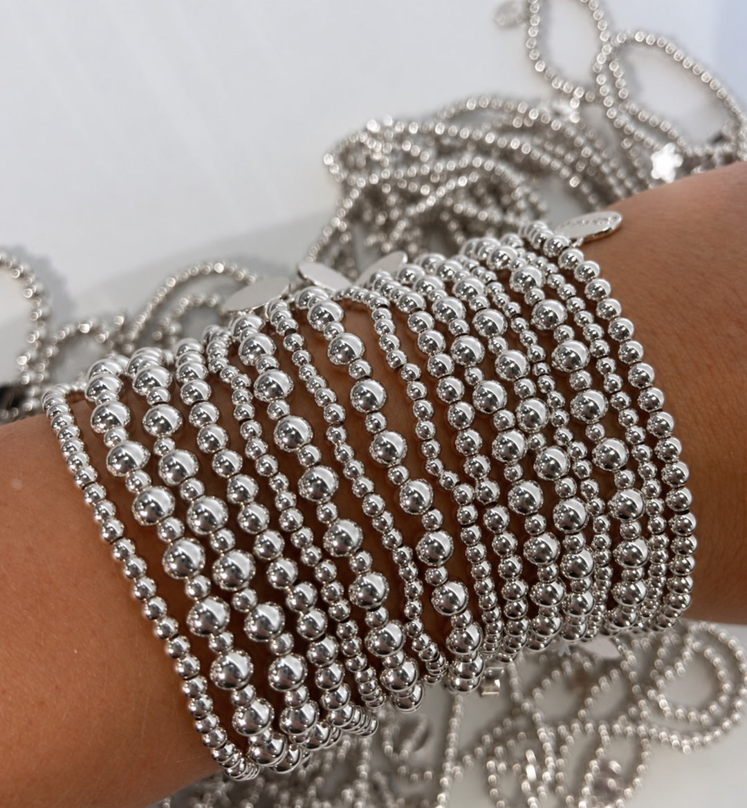 Alex Carol Water Resisted Ball Bracelets (Gold &amp; Silver)