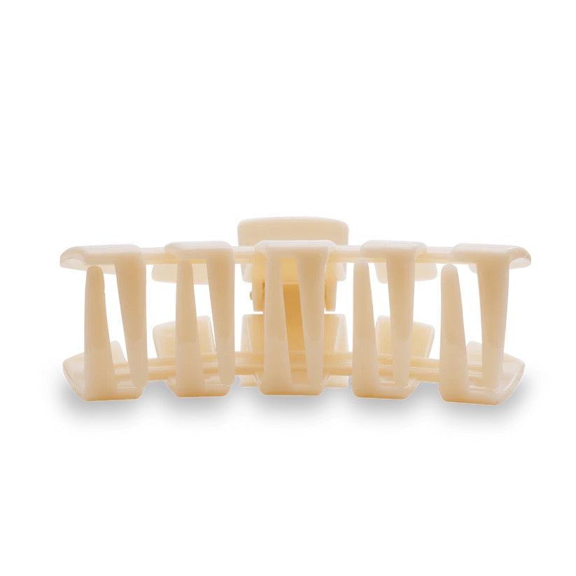 Almond Beige TELETIES Classic Claw Clip