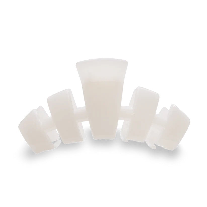 Coconut White TELETIES Classic Claw Clip