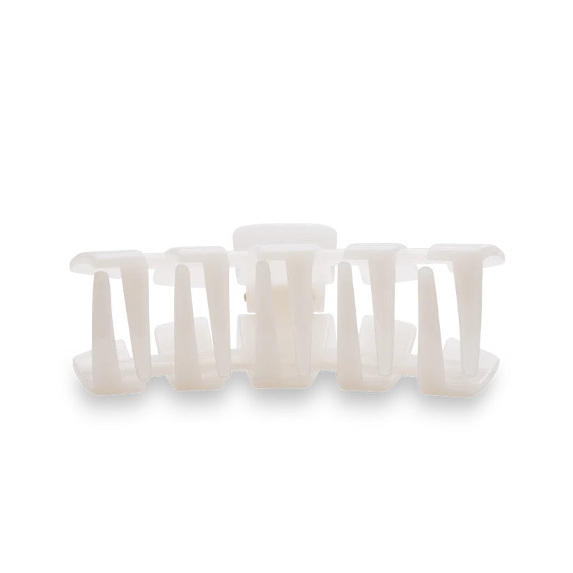 Coconut White TELETIES Classic Claw Clip