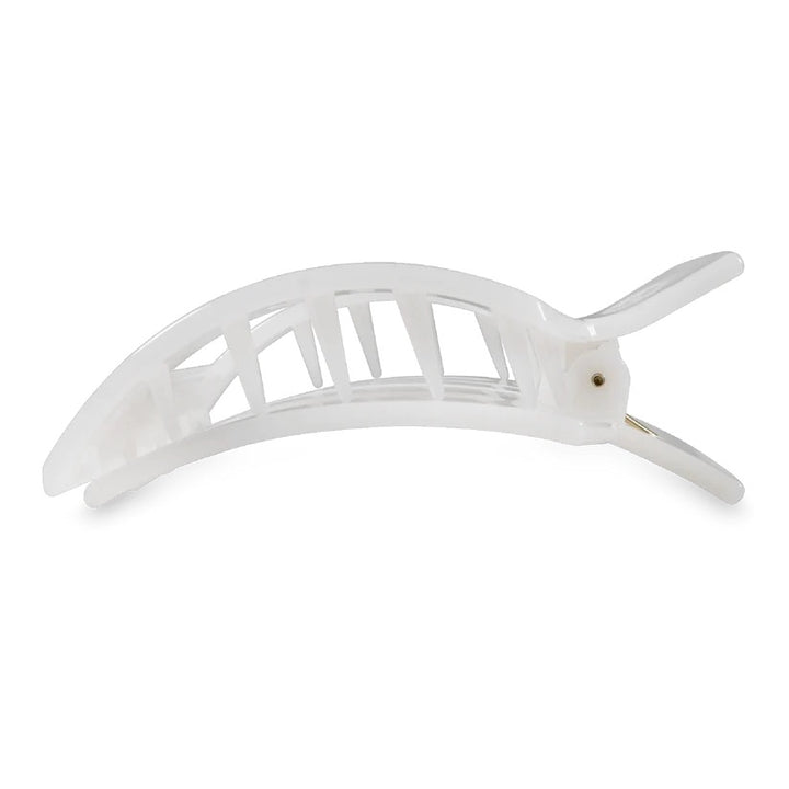 Coconut White TELETIES Flat Square Clip