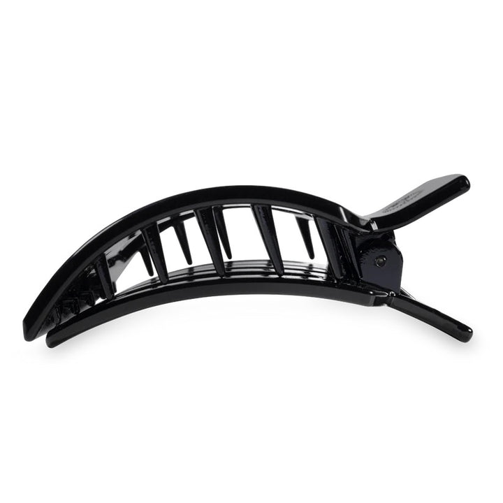 Jet Black TELETIES Flat Square Clip