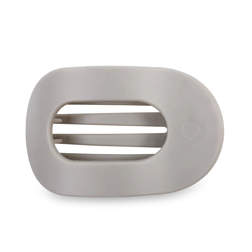 Silver Flames TELETIES Flat Round Clip