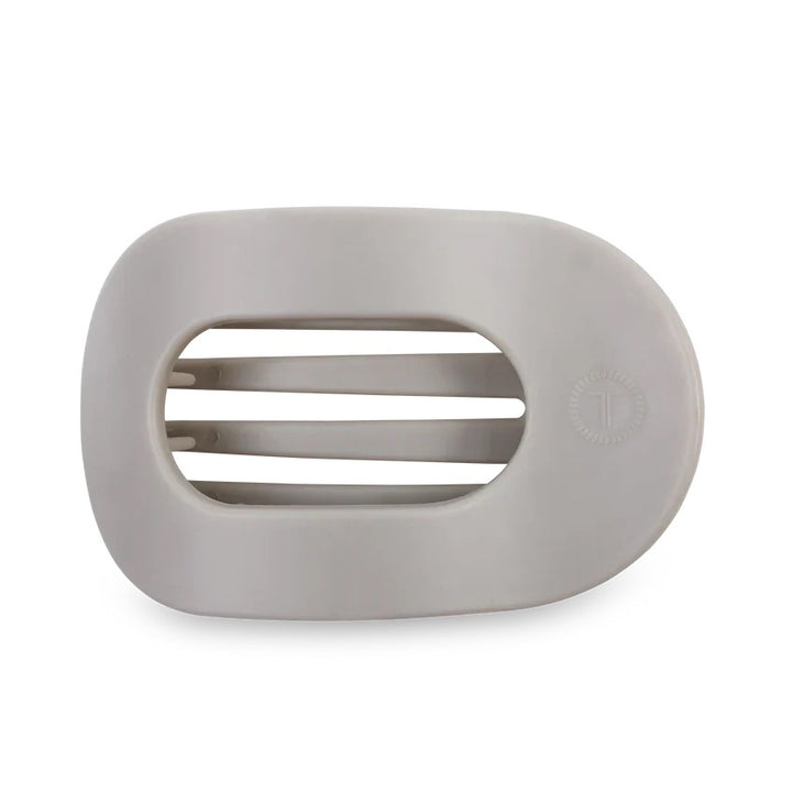 Silver Flames TELETIES Flat Round Clip