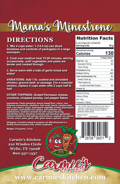 Carmie's Kitchen Soup Mix