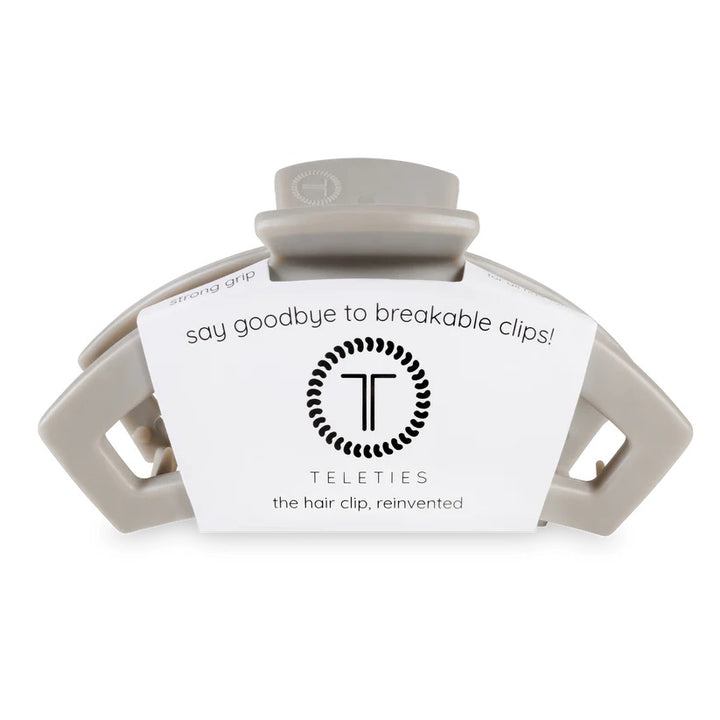 Silver Flames TELETIES Open Claw Clip