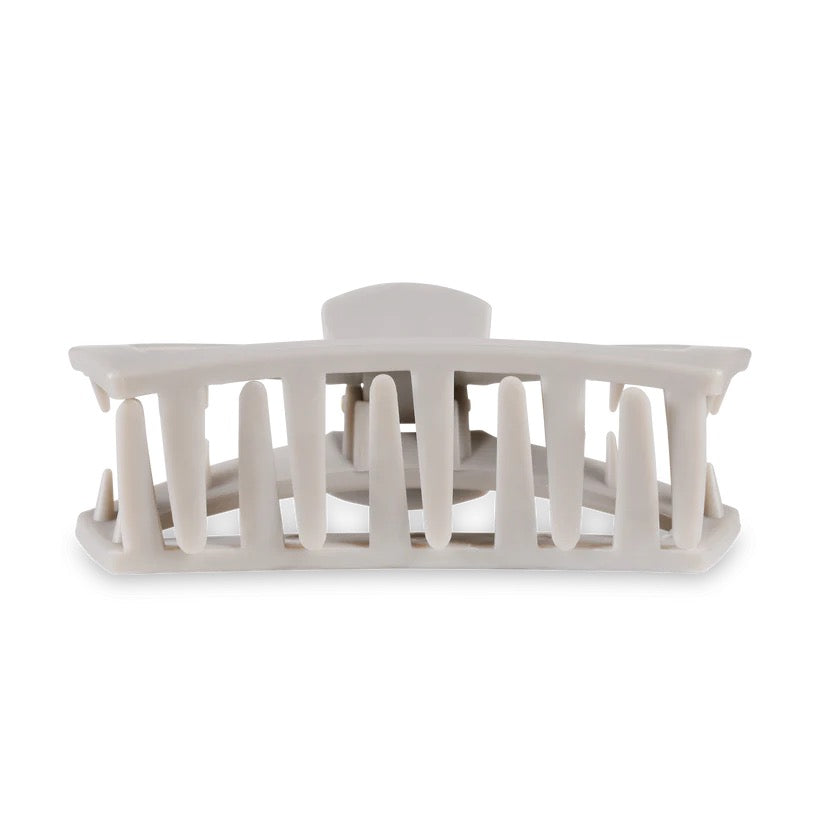 Silver Flames TELETIES Open Claw Clip