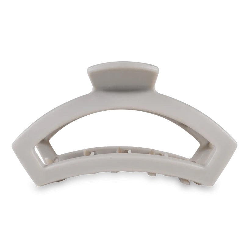 Silver Flames TELETIES Open Claw Clip
