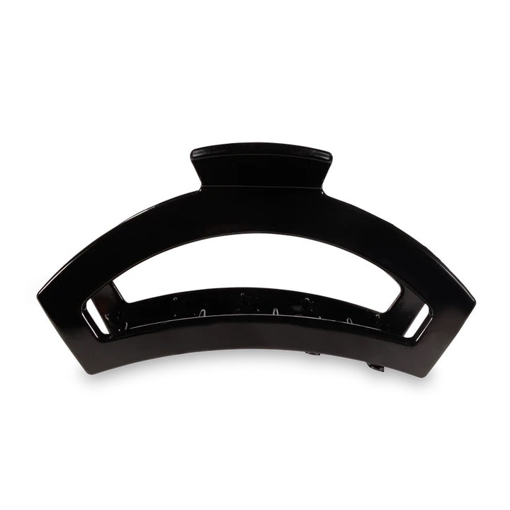 Jet Black TELETIES Open Claw Clip