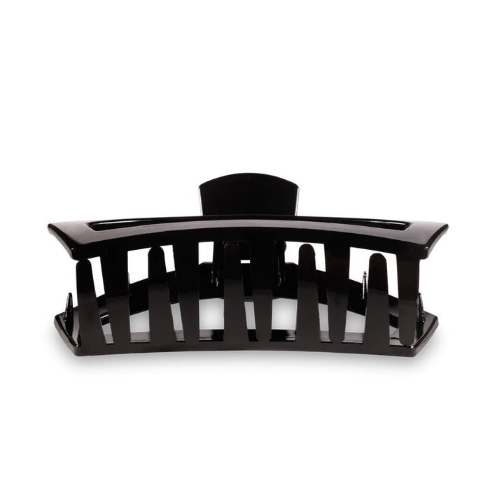 Jet Black TELETIES Open Claw Clip