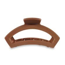 Caramel TELETIES Open Claw Clip