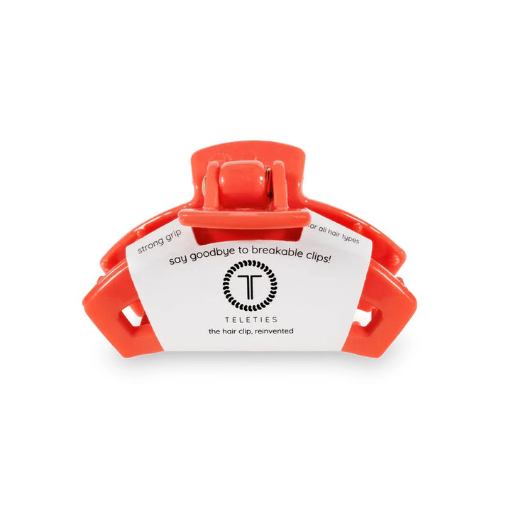 Coral TELETIES Open Claw Clip