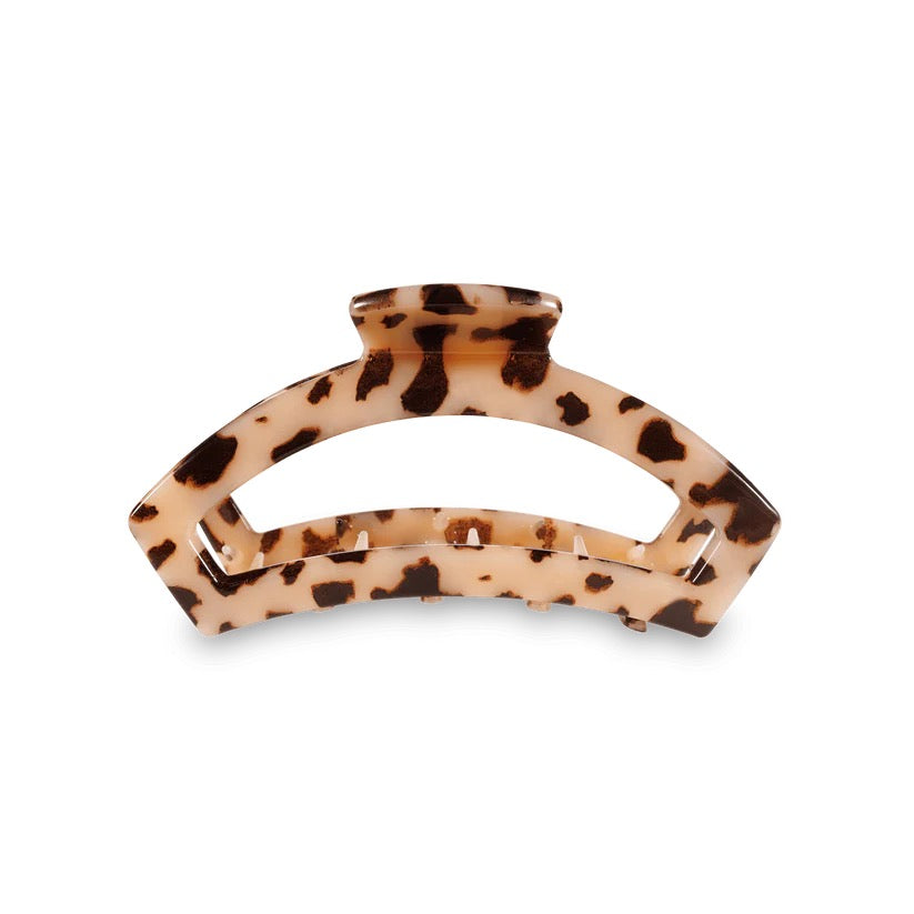 Blonde Tortoise TELETIES Open Claw Clip
