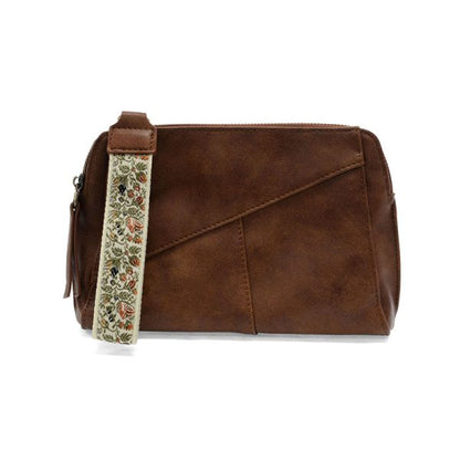 Gigi Crossbody with Woven Wristlet Strap