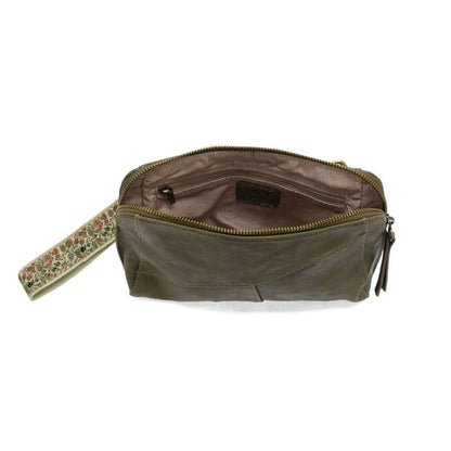 Gigi Crossbody with Woven Wristlet Strap