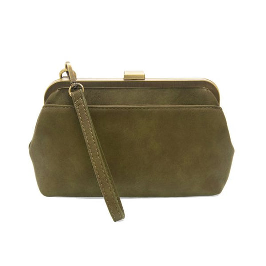 Vivie Kisslock Convertible Crossbody Wristlet