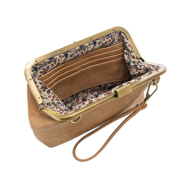 Vivie Kisslock Convertible Crossbody Wristlet