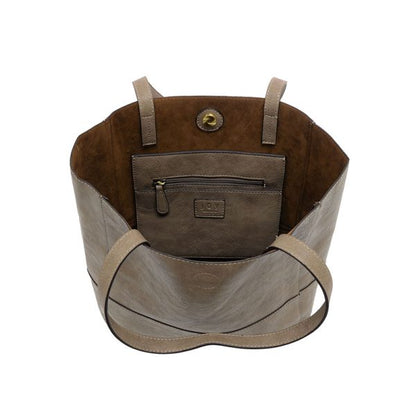 Faith Raw Edge Tote Bag