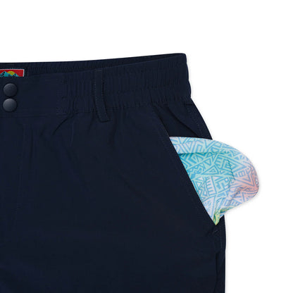 Everyday Short - Deep Water Navy - Mayan Pocket