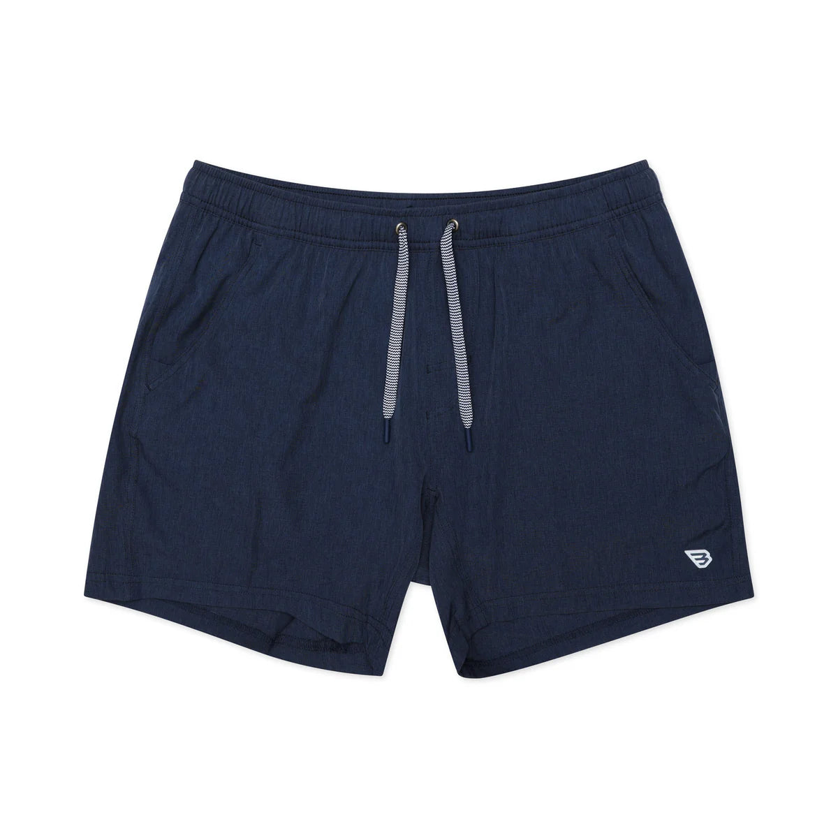 Athletic Short - Heather Navy - American Flag Liner