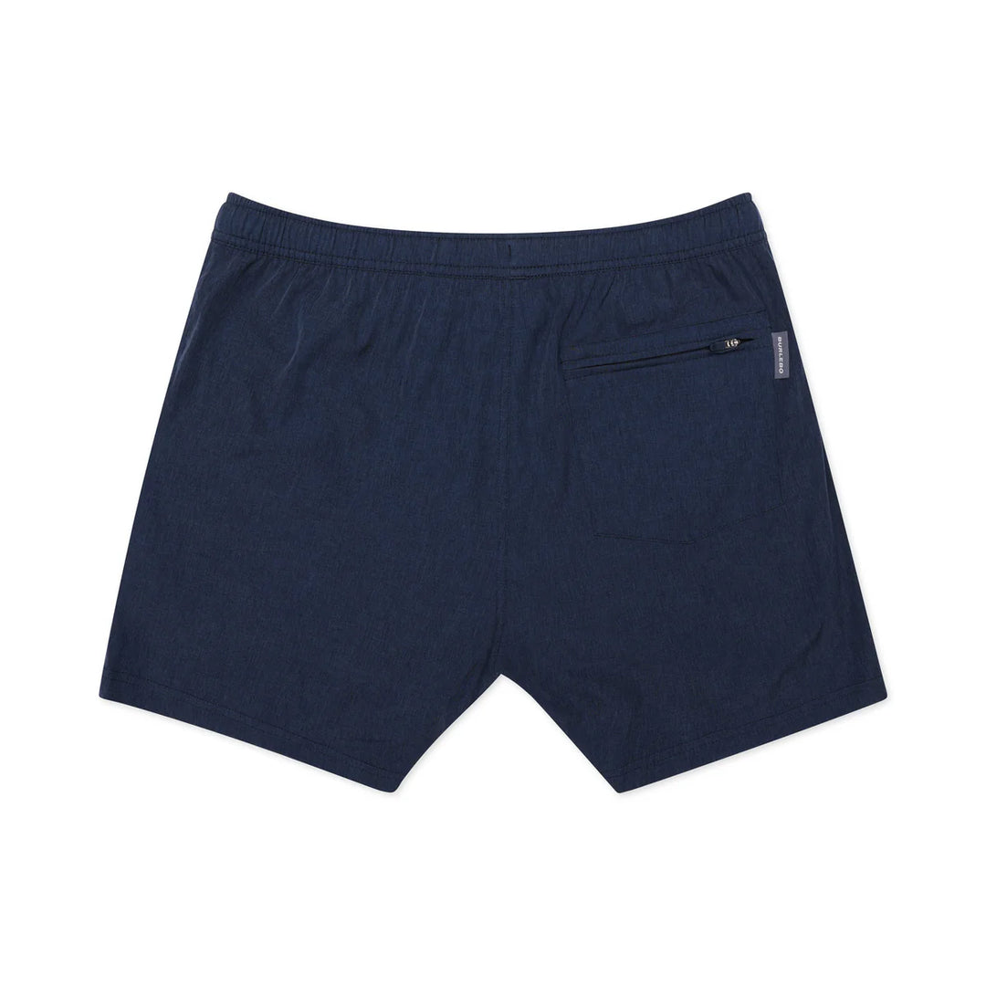 Athletic Short - Heather Navy - American Flag Liner