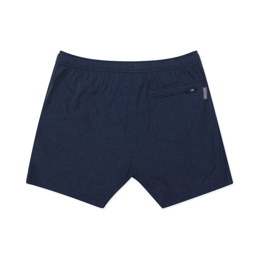 Athletic Short - Heather Navy - American Flag Liner