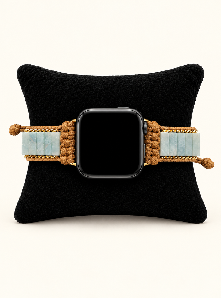 Seafoam Healing Stone Apple Watch Band