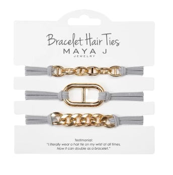 Maya J Bracelet Hair Tie Set