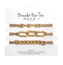 Maya J Bracelet Hair Tie Set