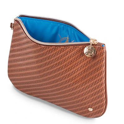 Rosewood Cognac Aria Large Flat Pouch