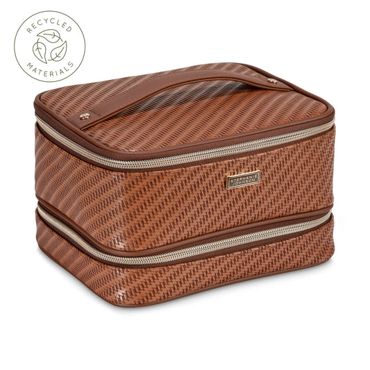 Rosewood Cognac Jenny Train Case