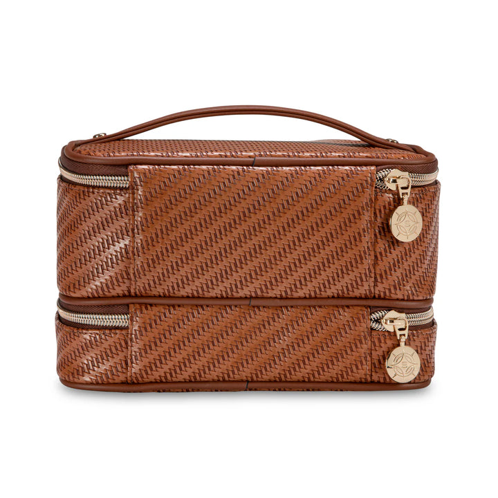 Rosewood Cognac Jenny Train Case