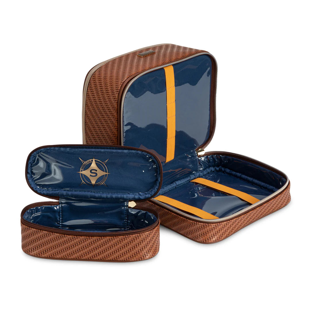 Rosewood Cognac Jenny Train Case