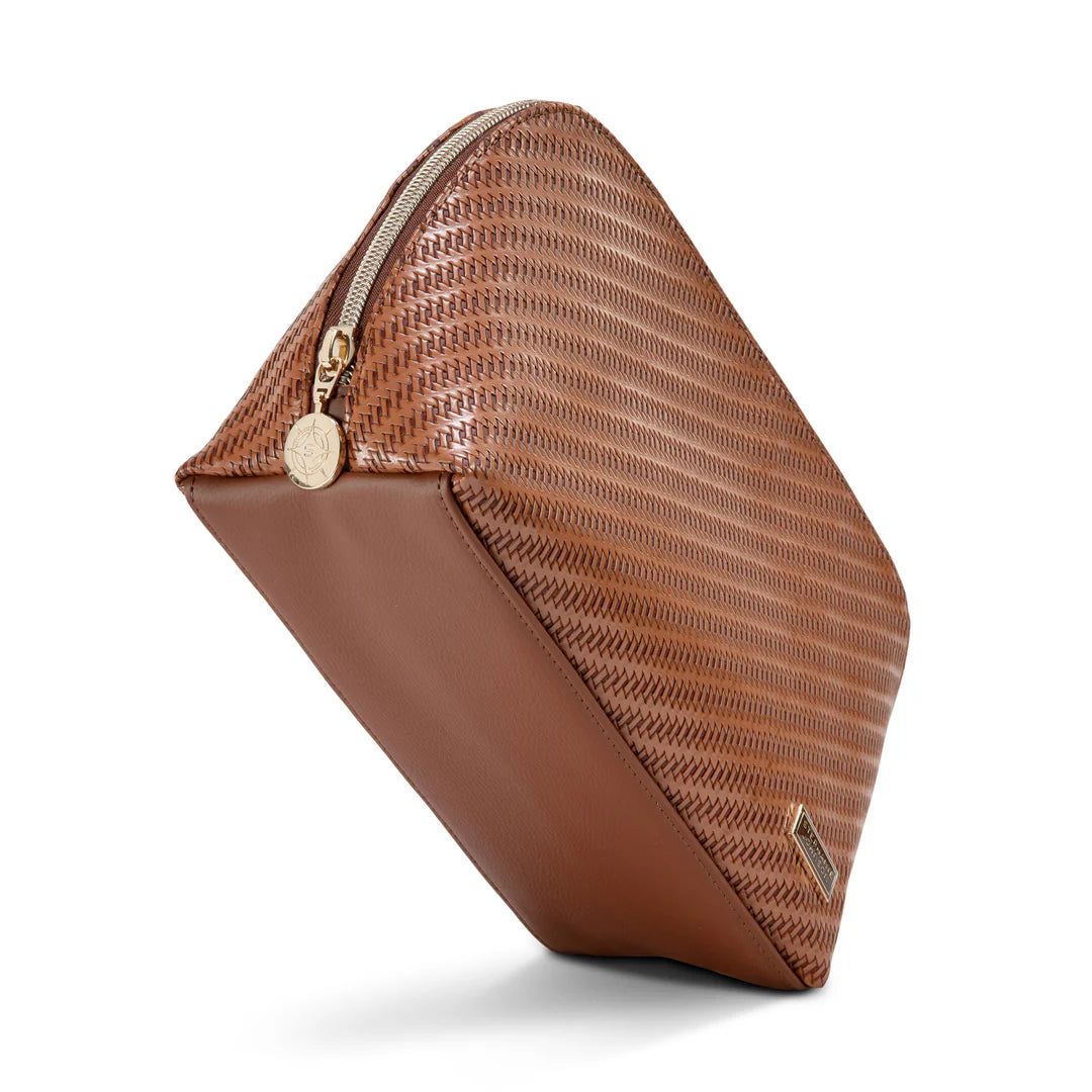 Rosewood Cognac Lola Makeup Bag