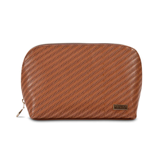 Rosewood Cognac Lola Makeup Bag