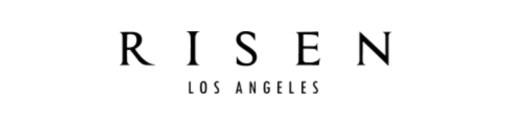Black 'RISEN LOS ANGELES' logo | Square 1 Boutique | Brent, AL