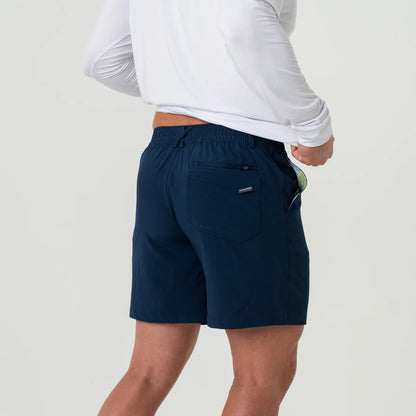 Everyday Short - Deep Water Navy - Mayan Pocket