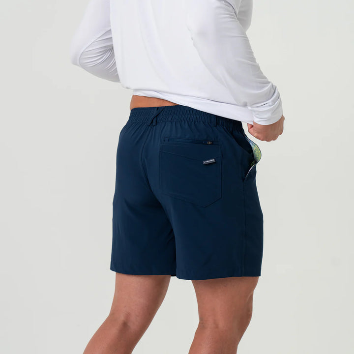 Everyday Short - Deep Water Navy - Mayan Pocket