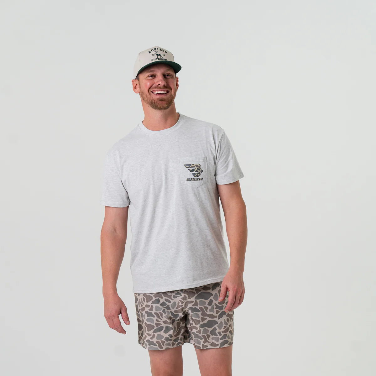 Flying B Deer Camo Logo Tee