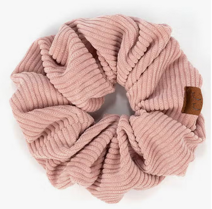 C.C Corduroy Solid Color Soft Scrunchie