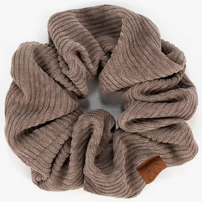C.C Corduroy Solid Color Soft Scrunchie