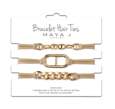 Maya J Bracelet Hair Tie Set