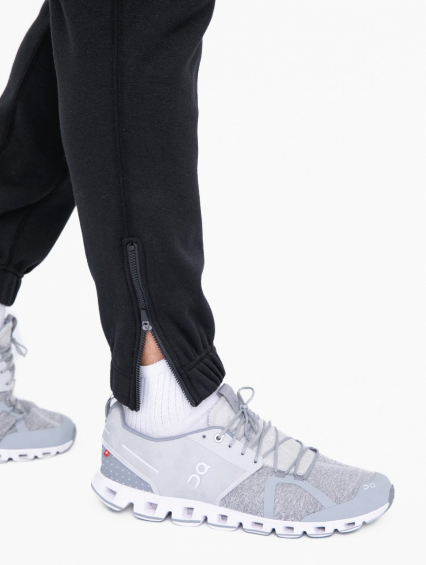 Sweatpants with Ankle Zipper