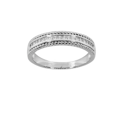 Maya J Modern Rings - Silver