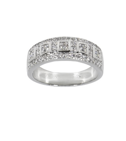 Maya J Modern Rings - Silver