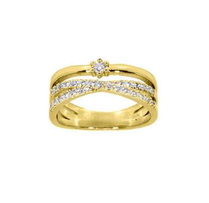 Maya J Modern Classic Rings - Gold