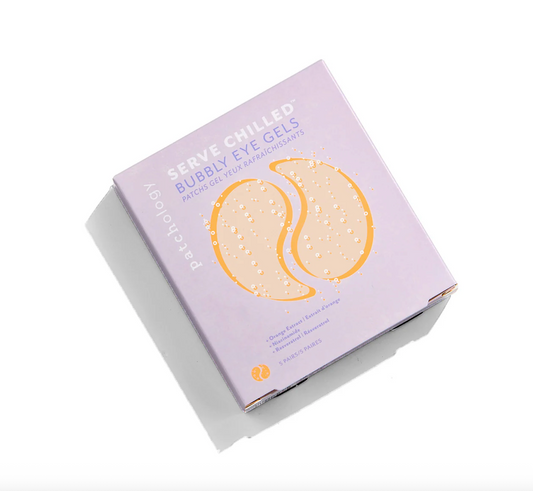 Box of bubble eye gels with a white background