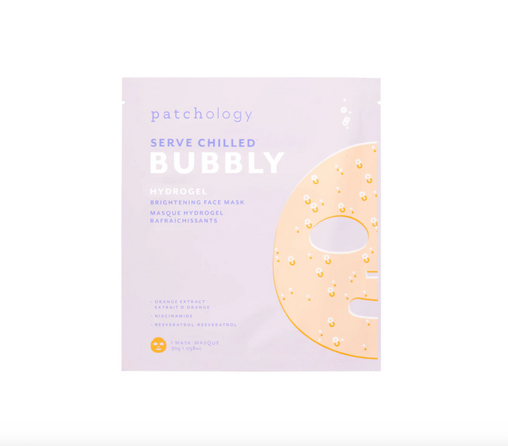 Serve Chilled Bubbly Brightening Hydrogel Mask